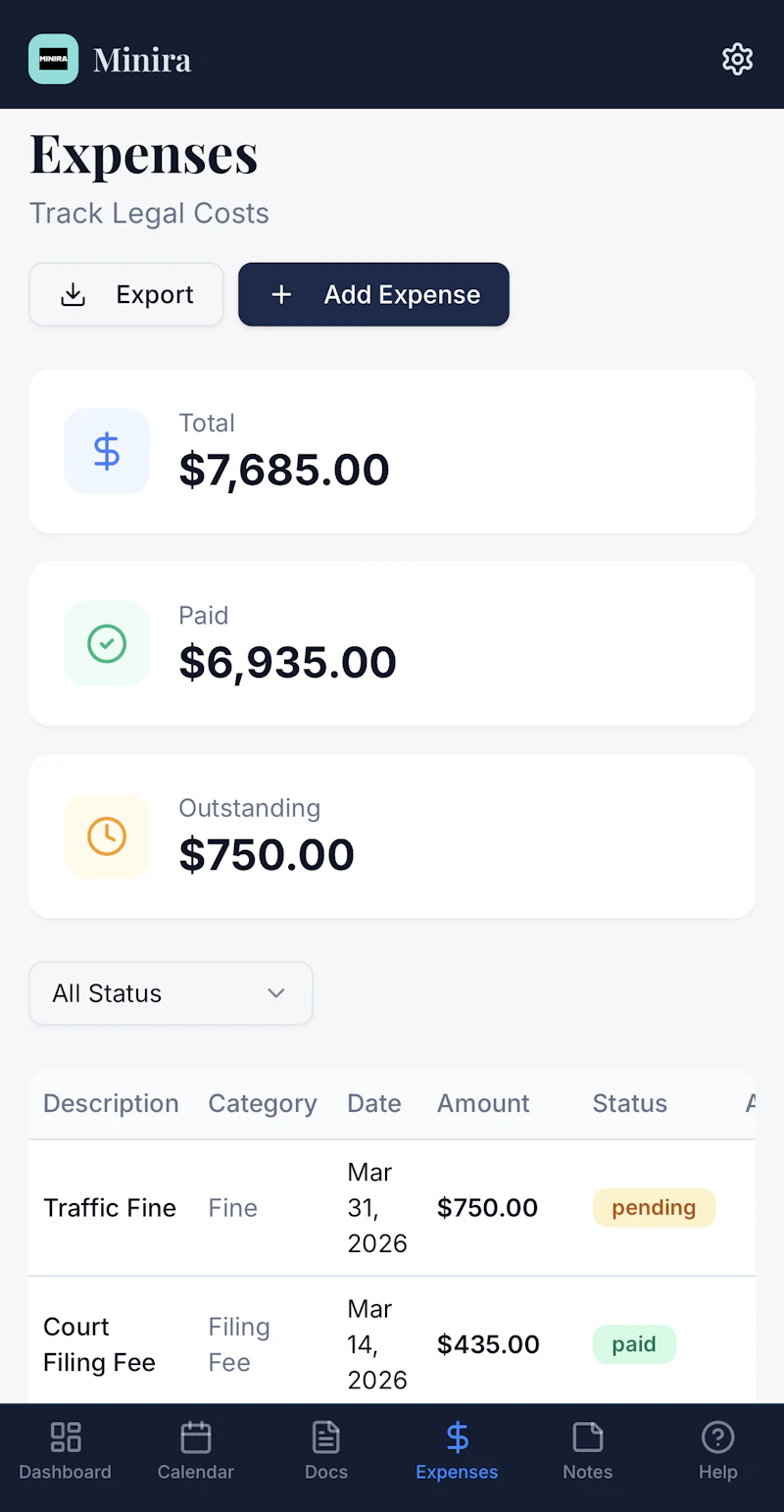 Minira App screenshot 2