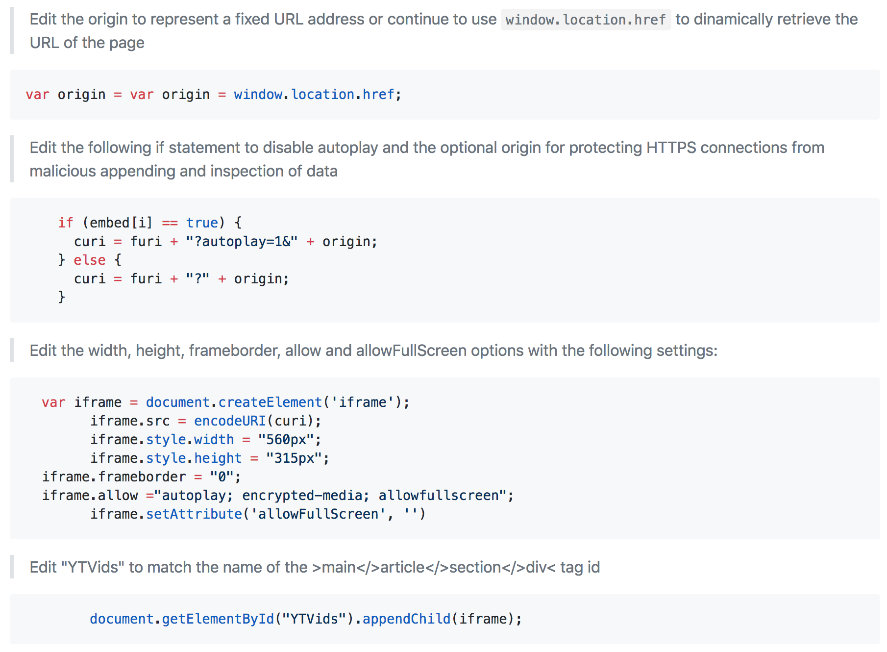 Recursive YouTube Iframe gallery image