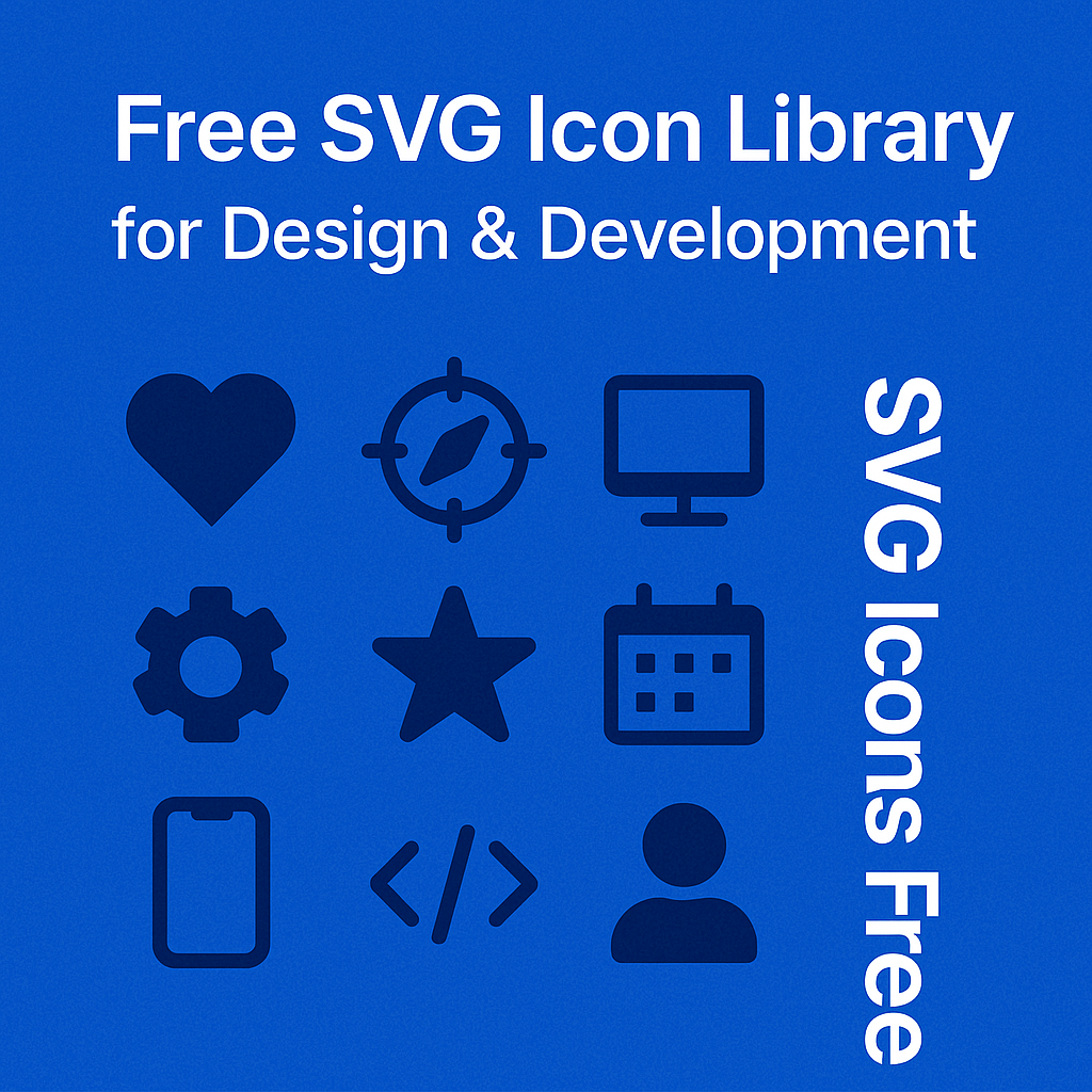 SVG Icons Free - Main product screenshot demonstrating key features and user interface