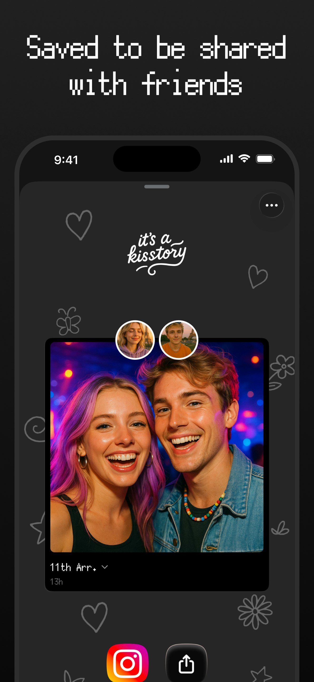 Kisstory - Screenshot 3 showing product features and functionality