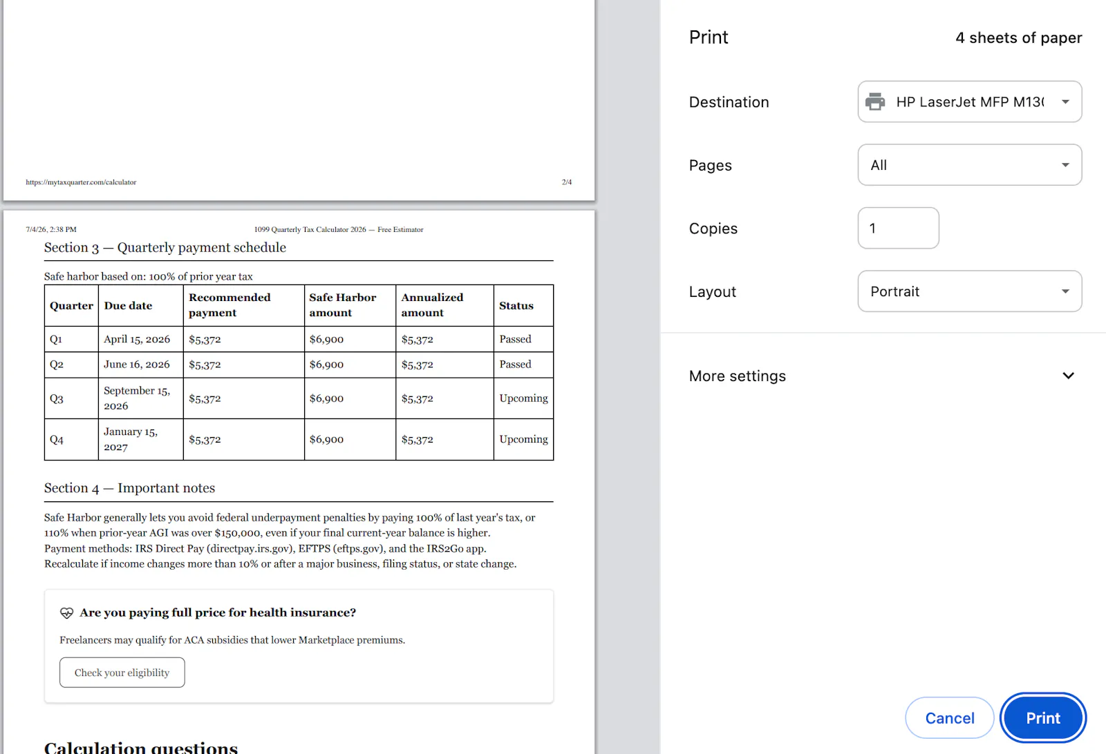 MyTaxQuarter screenshot 6