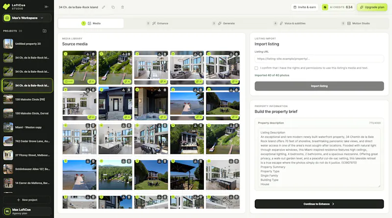 LoftCue Studio screenshot 3