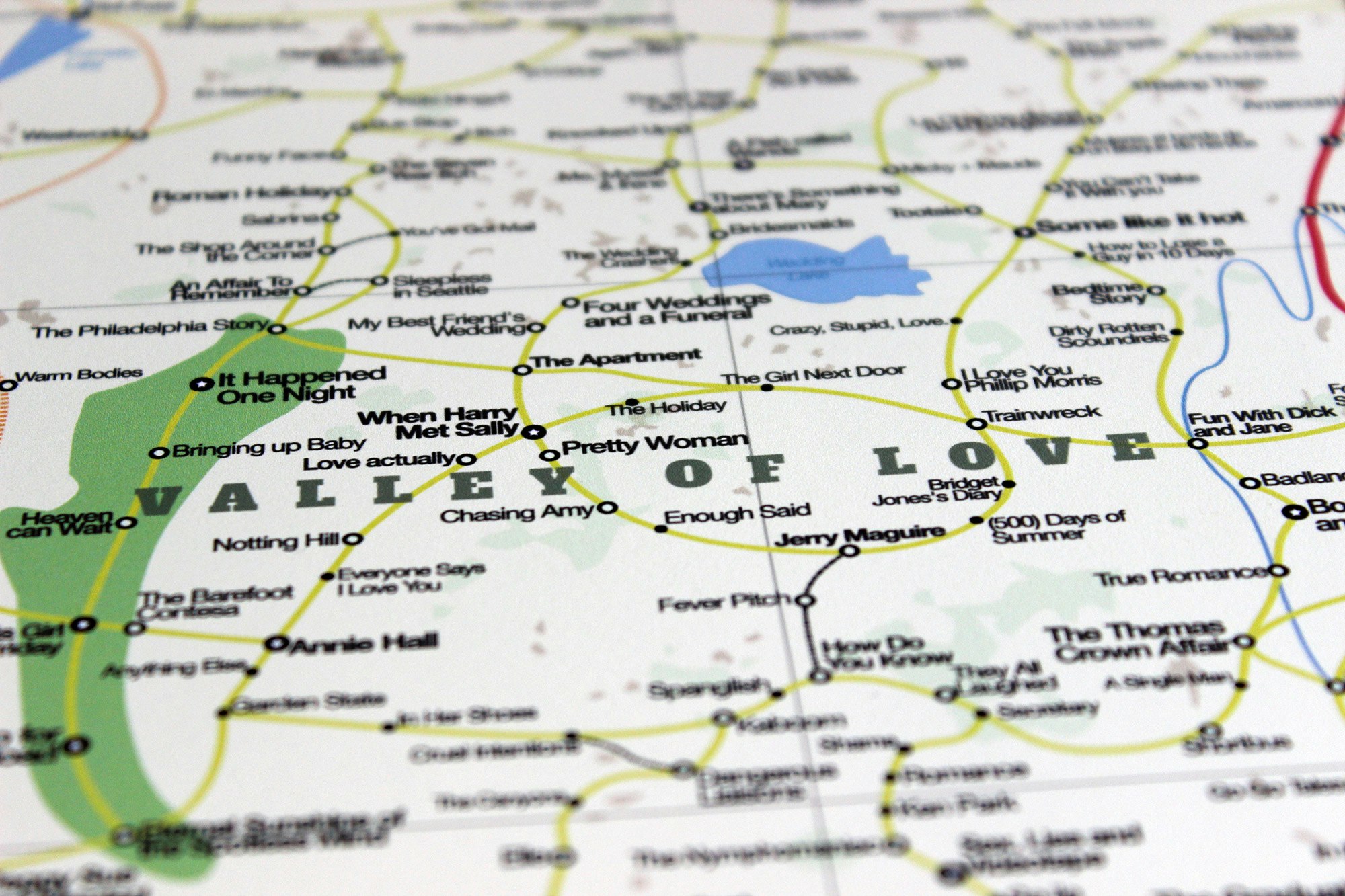 The Great Map of Movieland (Poster) gallery image