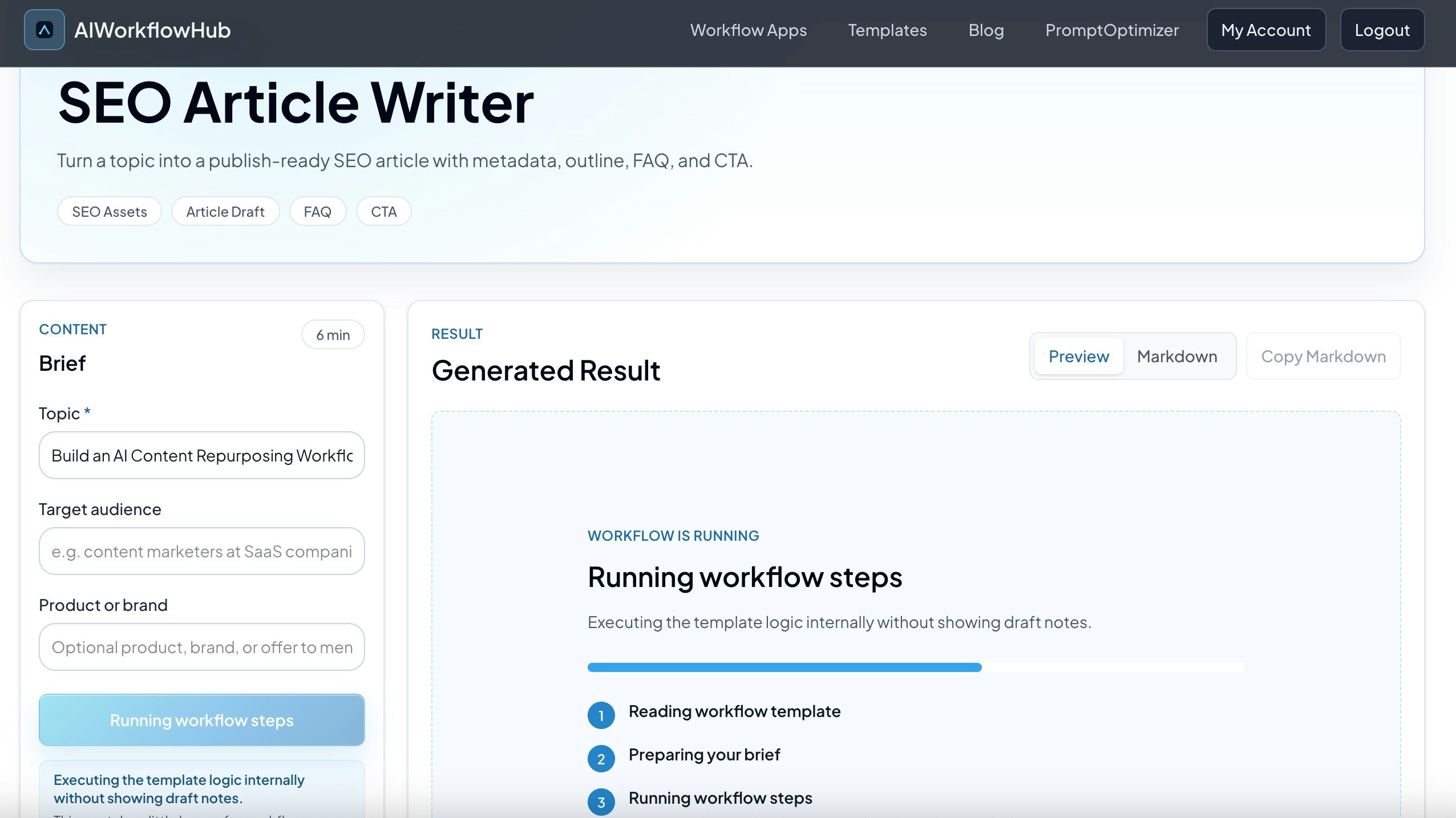 AI Workflow Generator