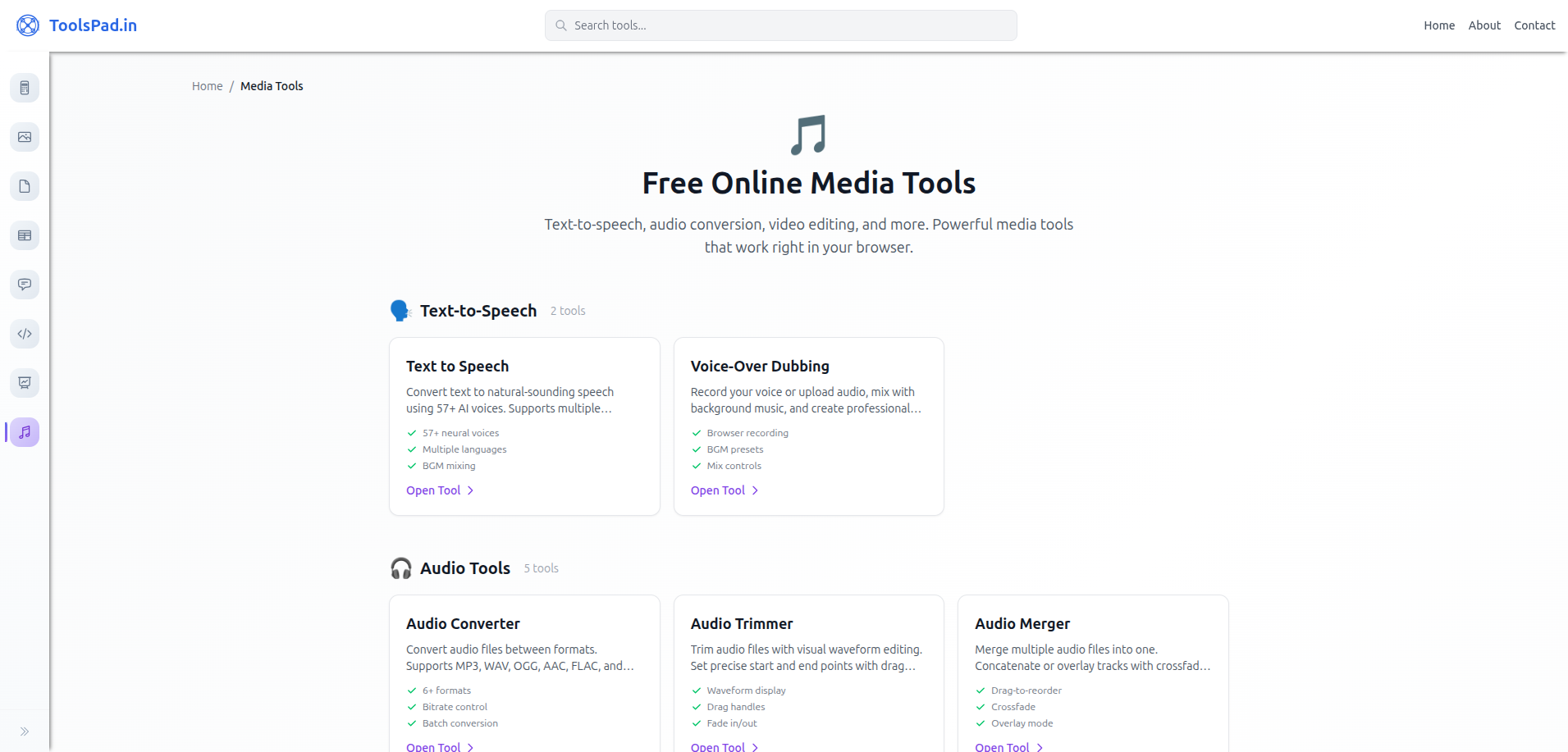 ToolsPad.in - Screenshot 3 showing product features and functionality