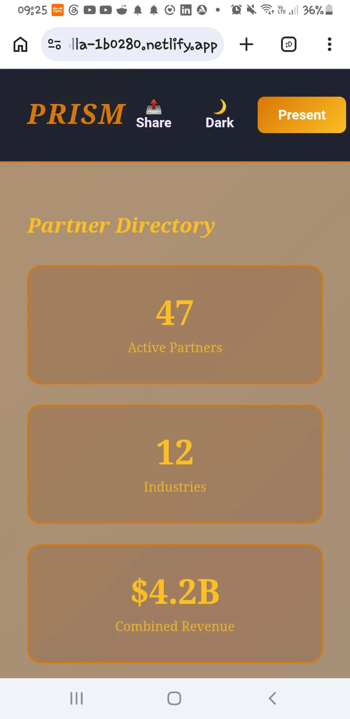 PRISM screenshot 1