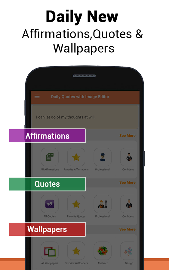 Daily Quotes with Image Editor gallery image