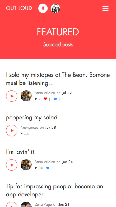 Out Loud