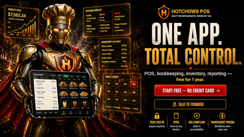 Hotchows POS & Bookkeeping screenshot 1