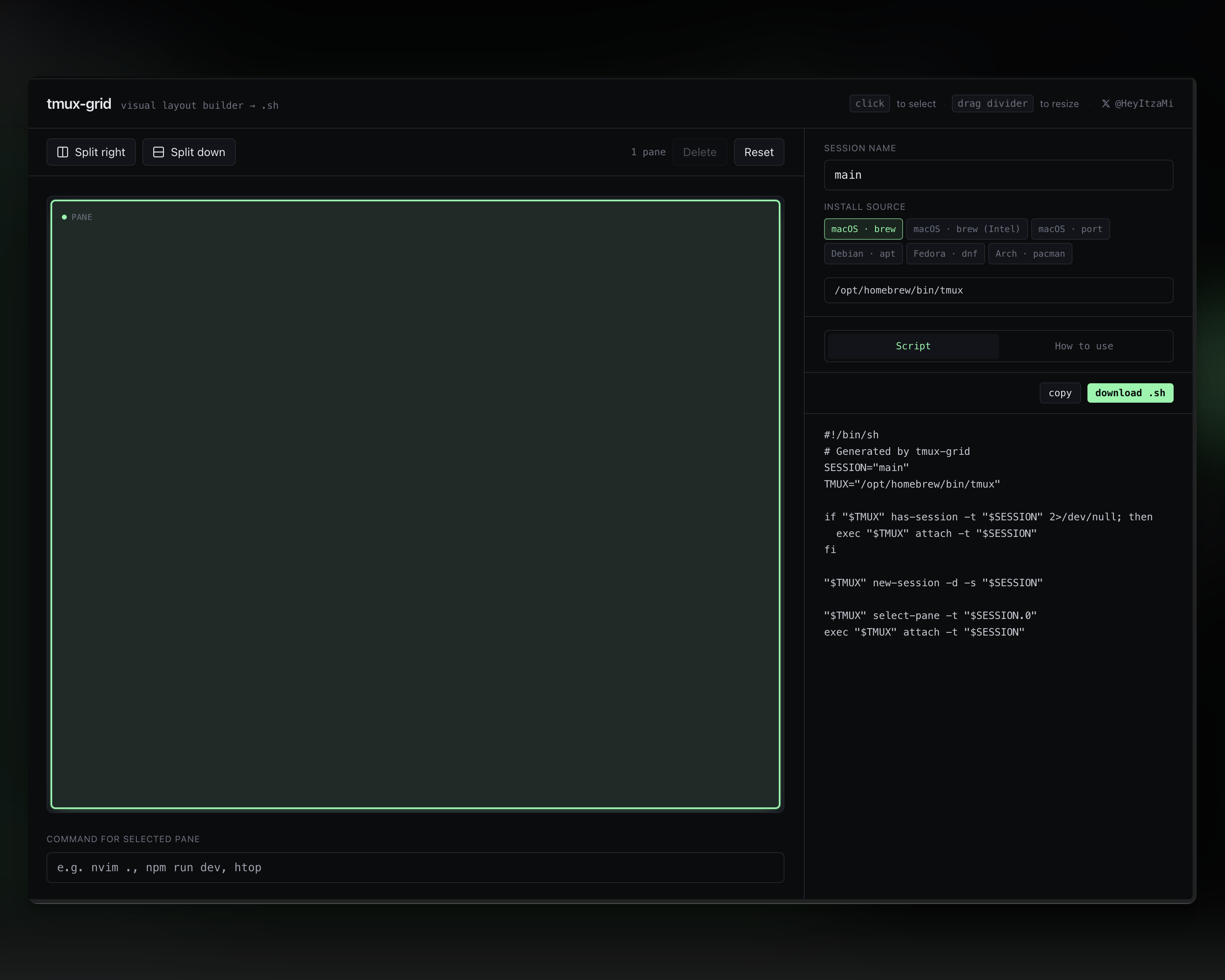 tmux-grid gallery image