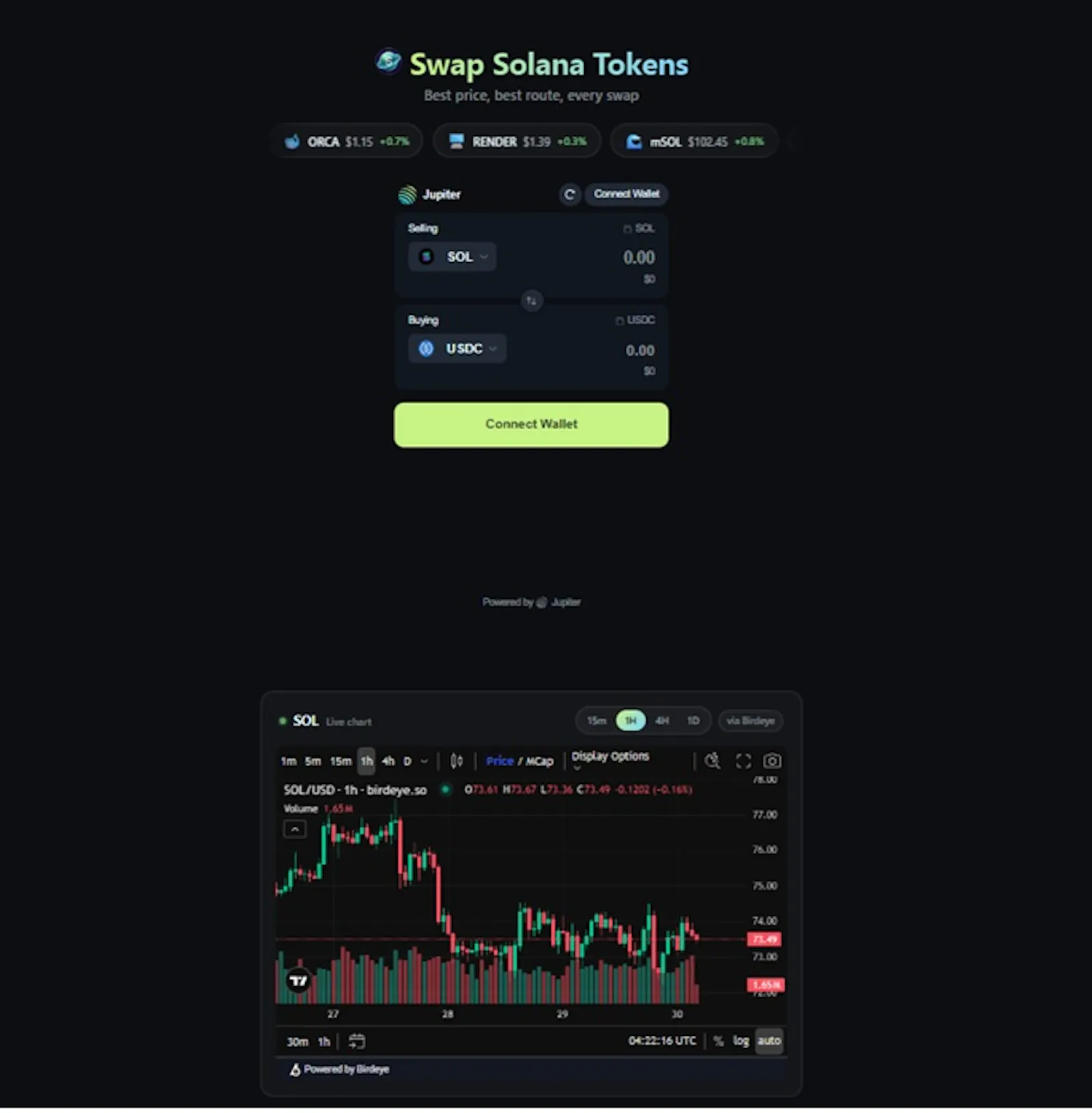 Swap Solana Tokens screenshot 3