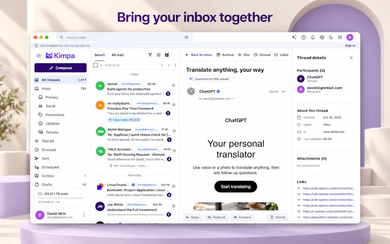 Kimpa Workspace for Business screenshot 1