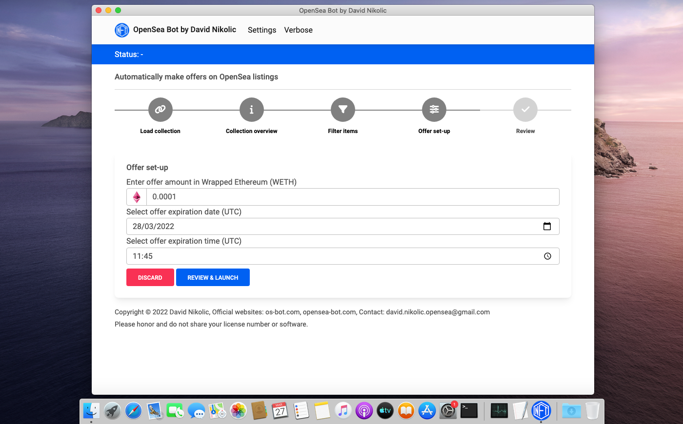OpenSea Bot by David Nikolic gallery image