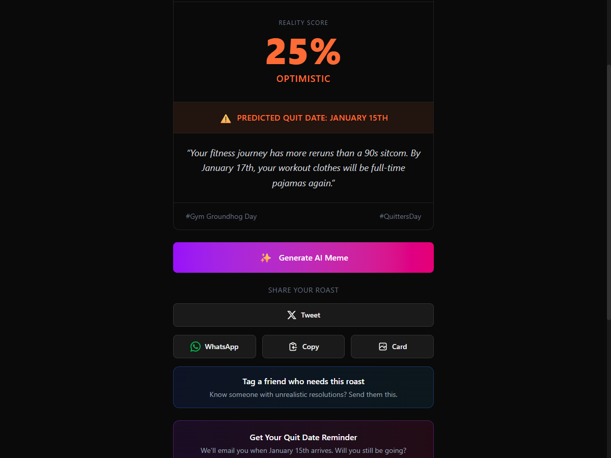 Resolution Roast gallery image