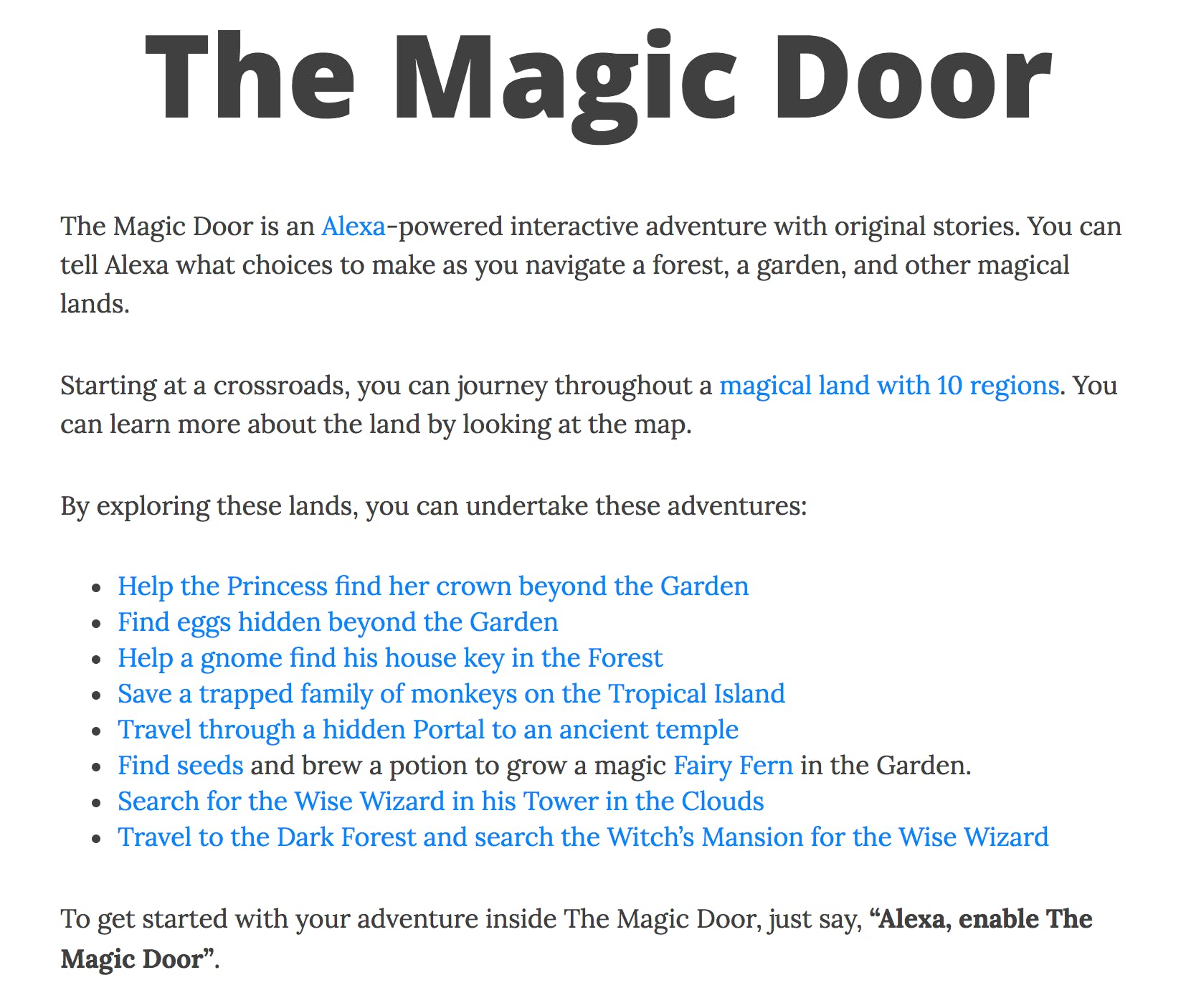 The Magic Door media 1