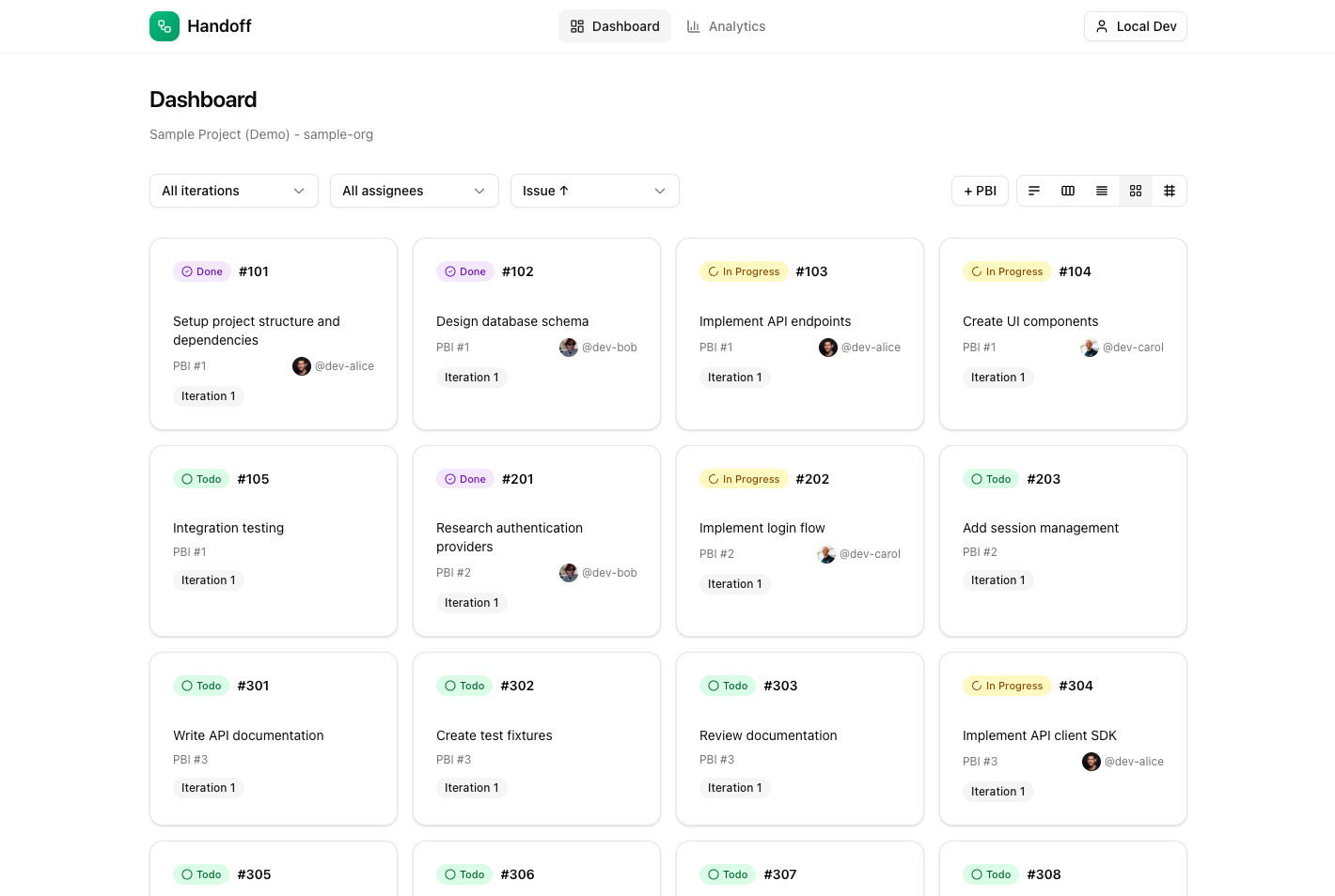 Handoff gallery image