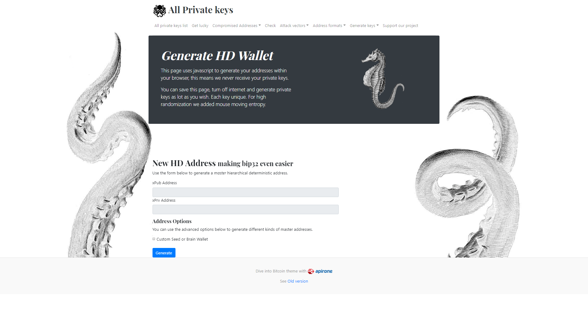 All private keys gallery image