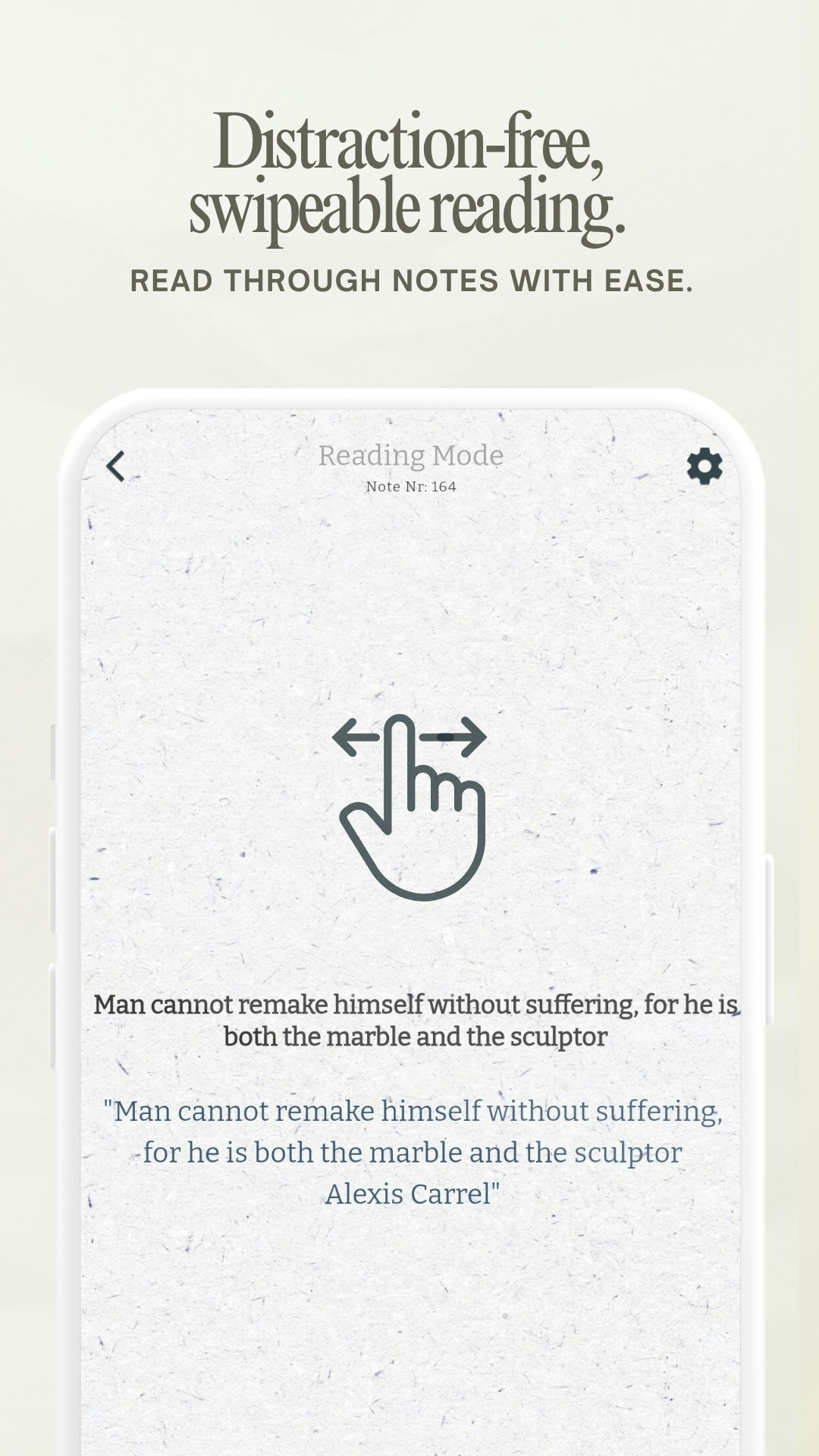 Memori Note - Notes to remember - Card-style notes with smart random reminders and shuffle. media 3