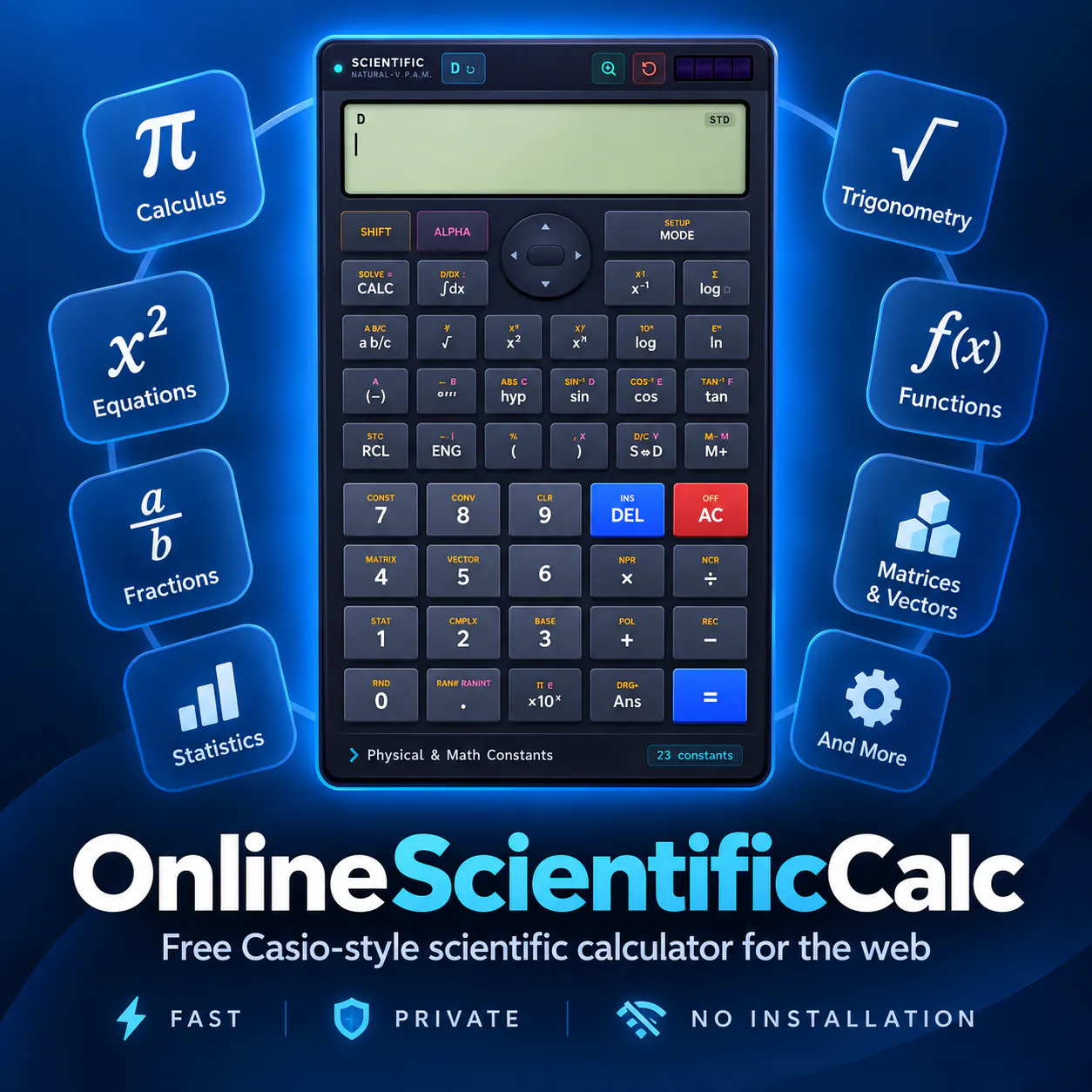 OnlineScientificCalc gallery image