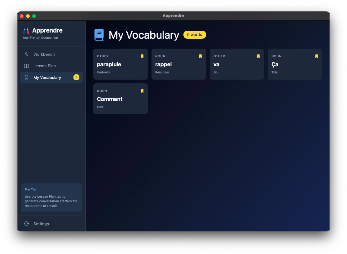 Apprendre - Master french, privately gallery image
