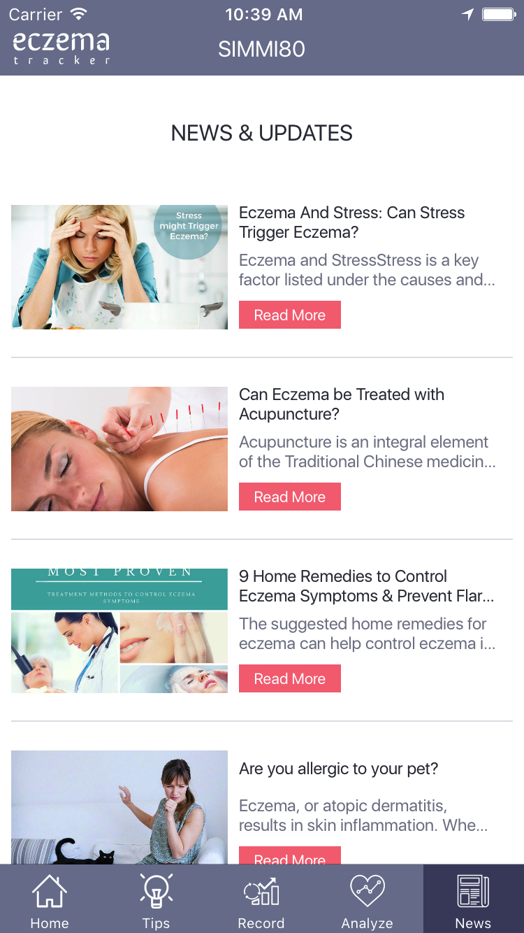 ECZEMA TRACKER APP gallery image