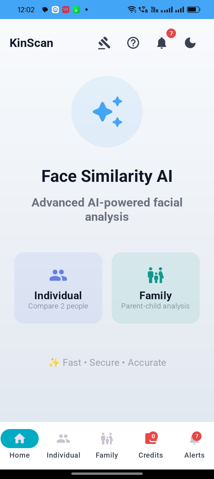 Kinscan - Main product screenshot demonstrating key features and user interface