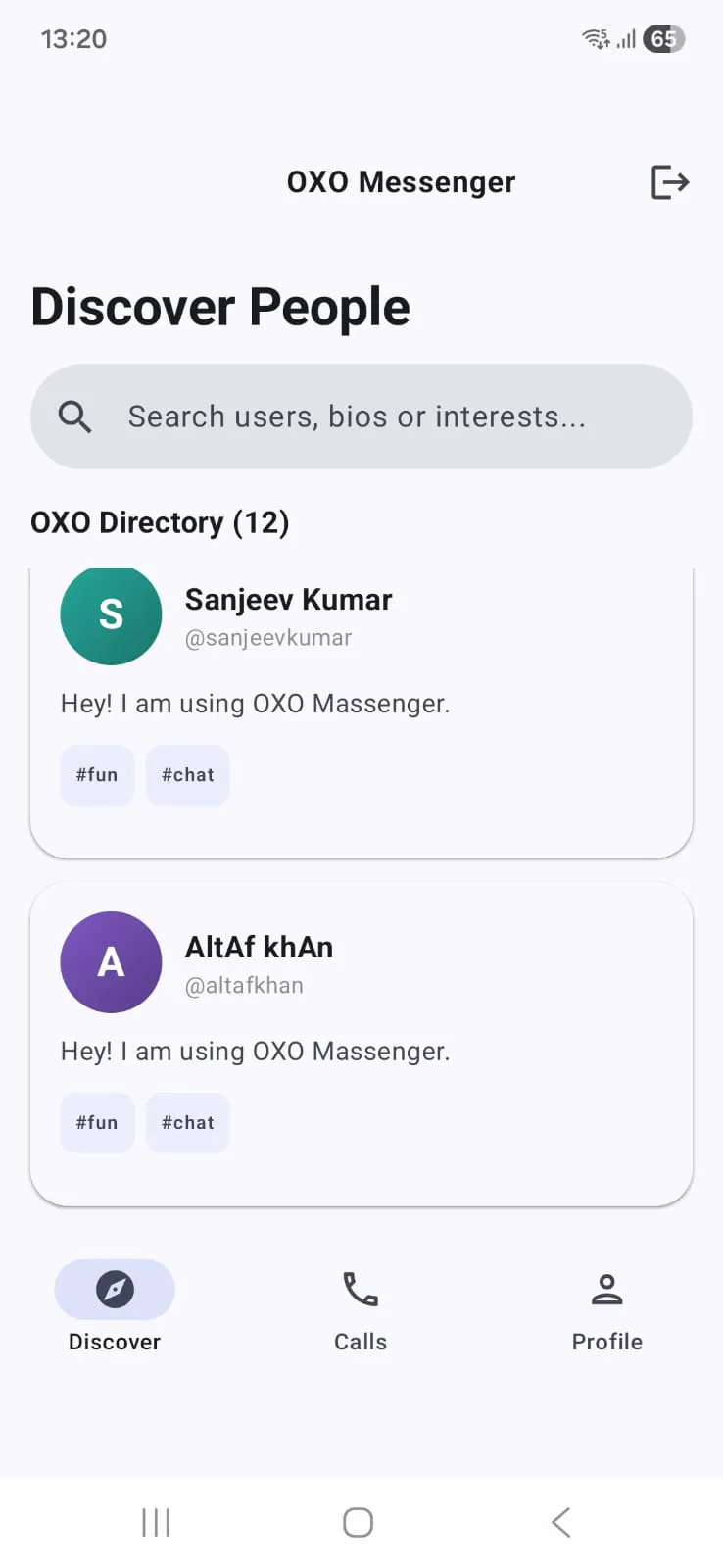 Oxo messenger  gallery image