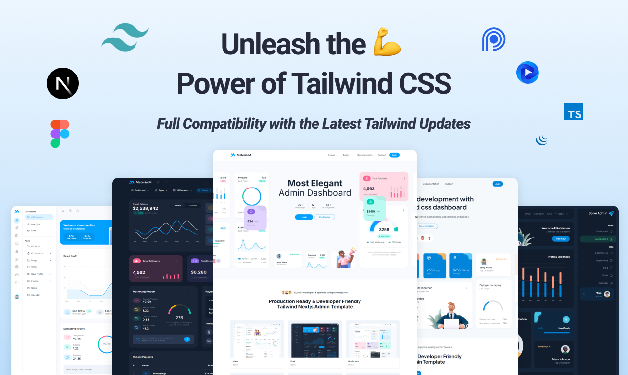 Tailwind Dashboard Templates & Themes media 2