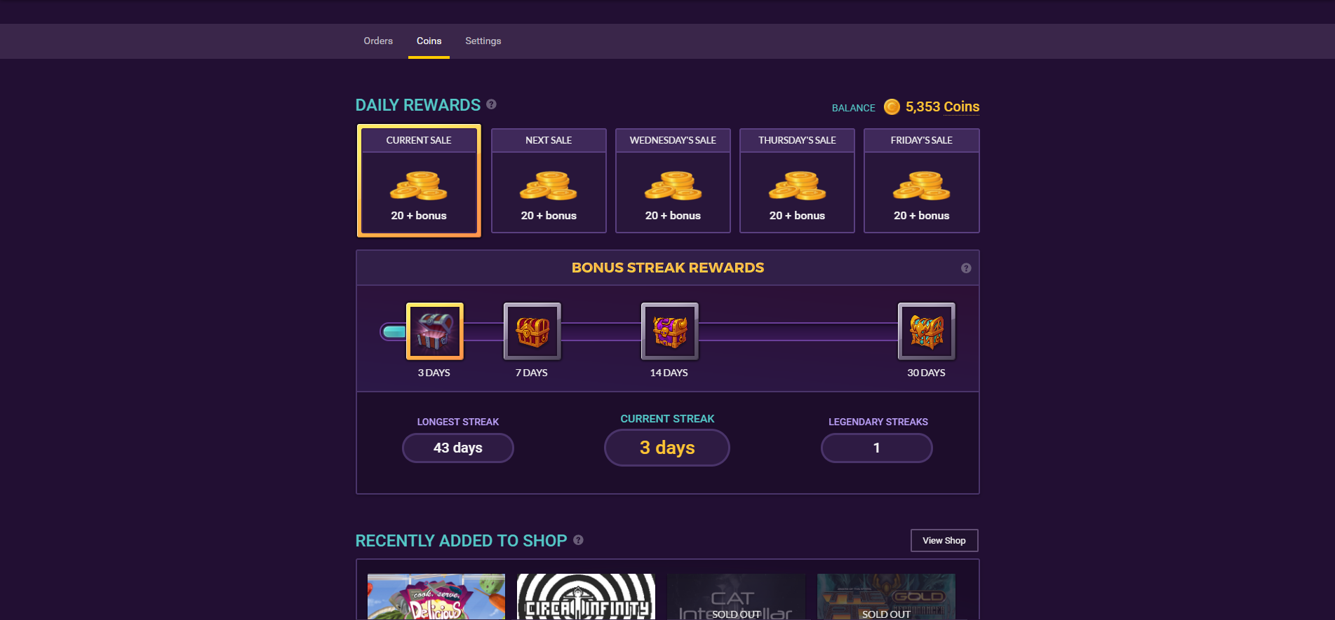 Chrono.gg gallery image