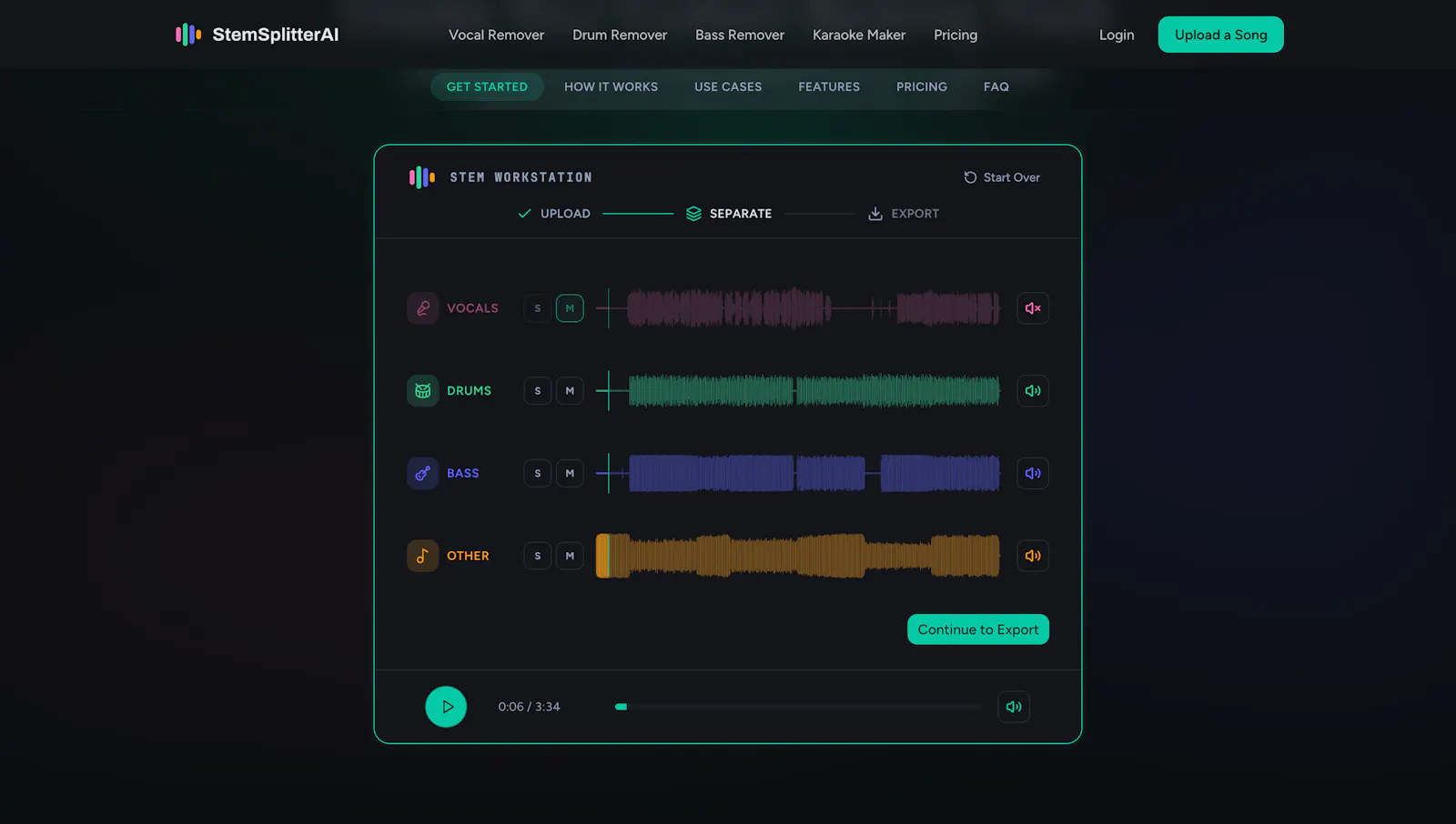 StemSplitterAI screenshot 3