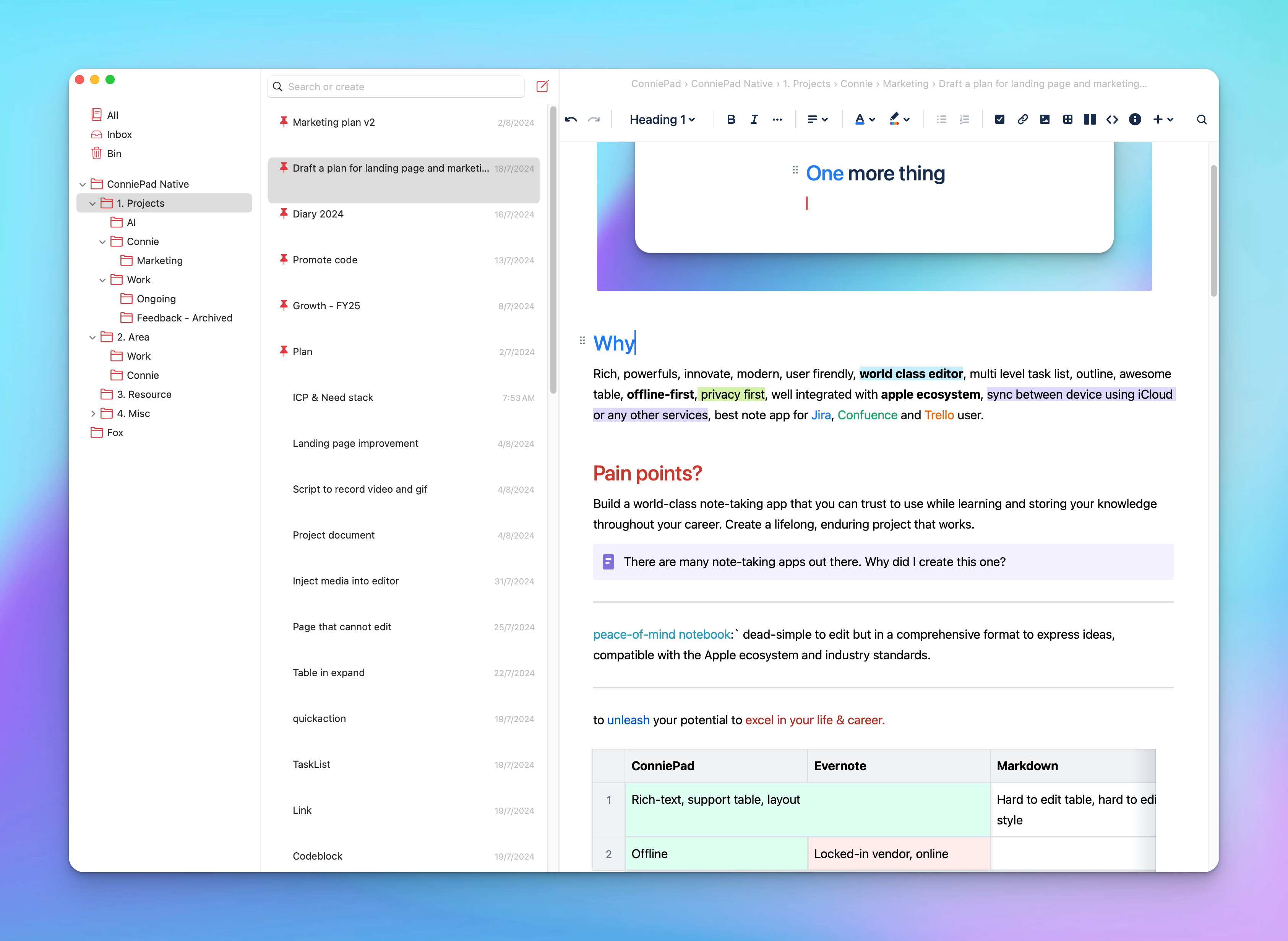 ConniePad gallery image