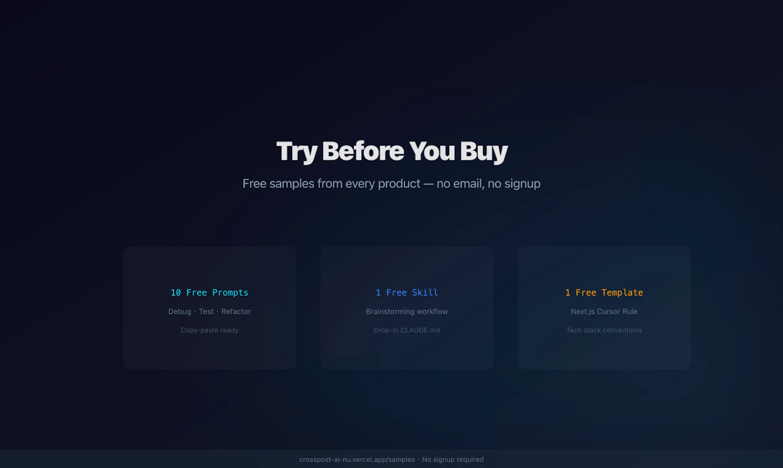 CrossPost AI Dev Tools screenshot 2