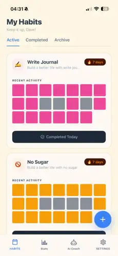 Habit Tracker - Daily Goals AI 專案橫幅