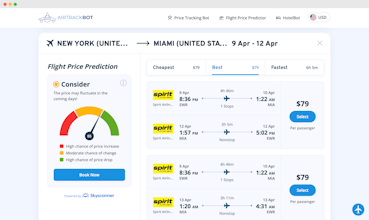AirTrack • Flight Price Predictor gallery image