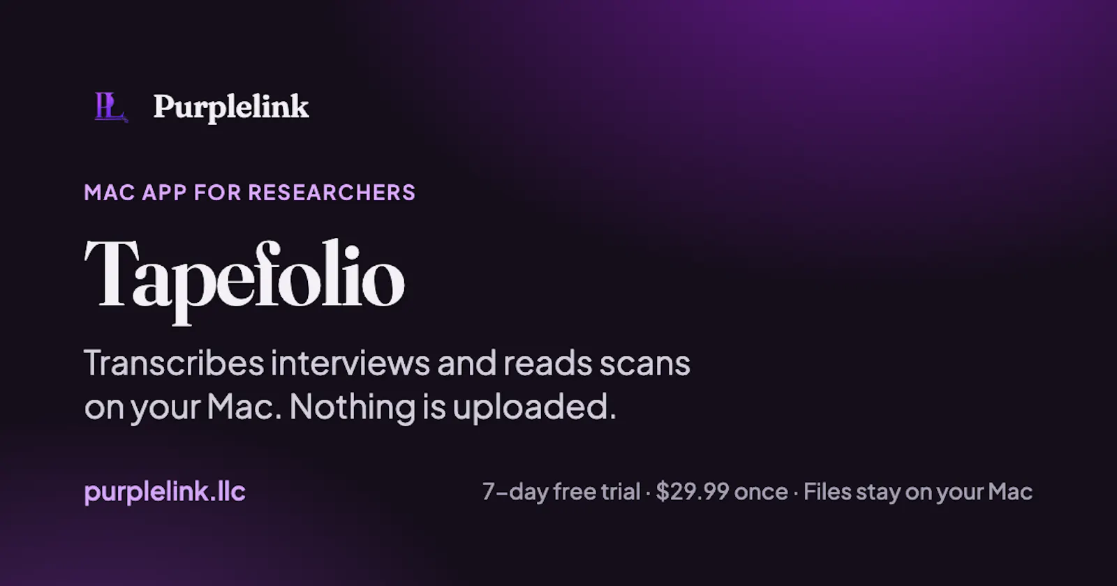 Tapefolio screenshot 2
