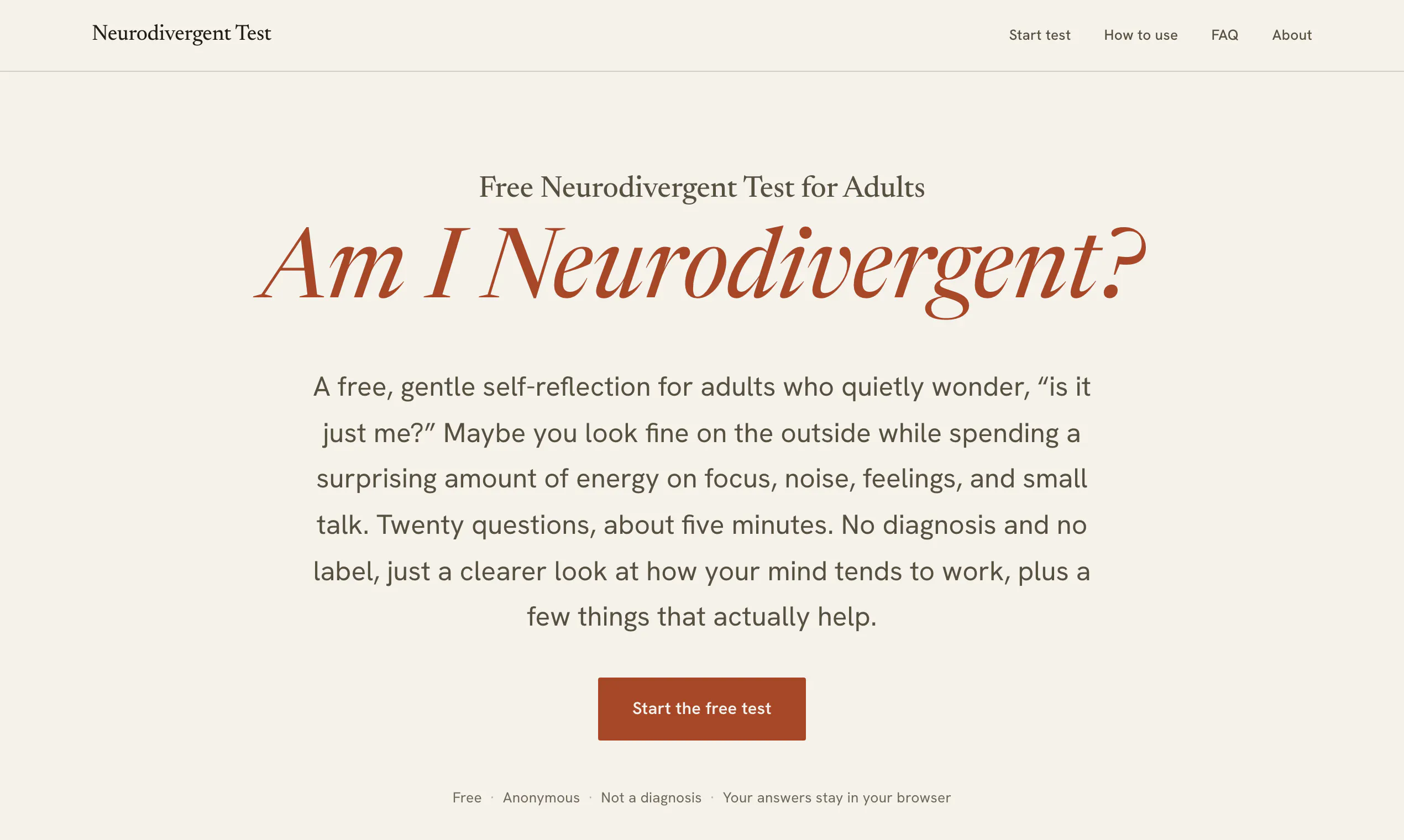 Neurodivergent Test gallery image