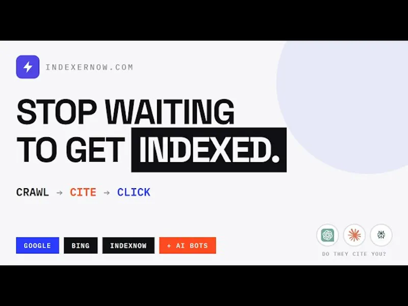IndexerNow screenshot 1 (video preview)