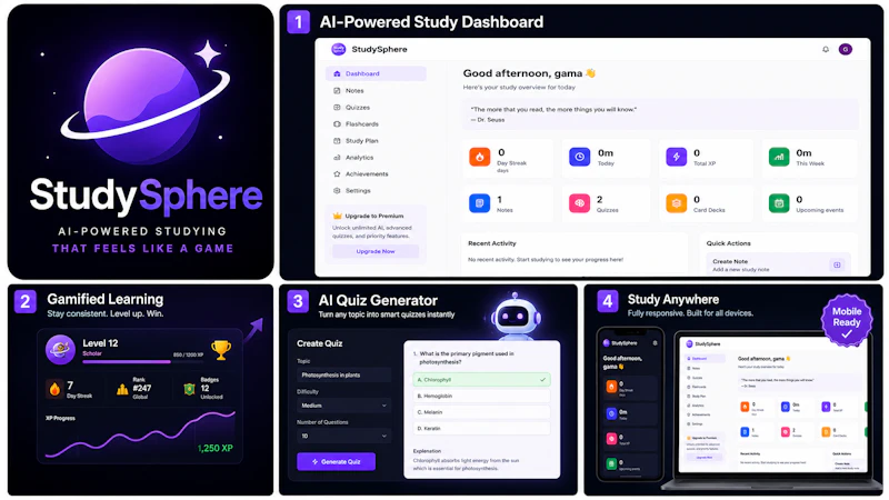 StudySphere screenshot 1