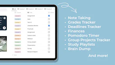 Notion Academia Planner gallery image