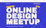 Online Meetup for Designers image
