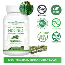 Premium Moringa Leaf Powder Capsules gallery image