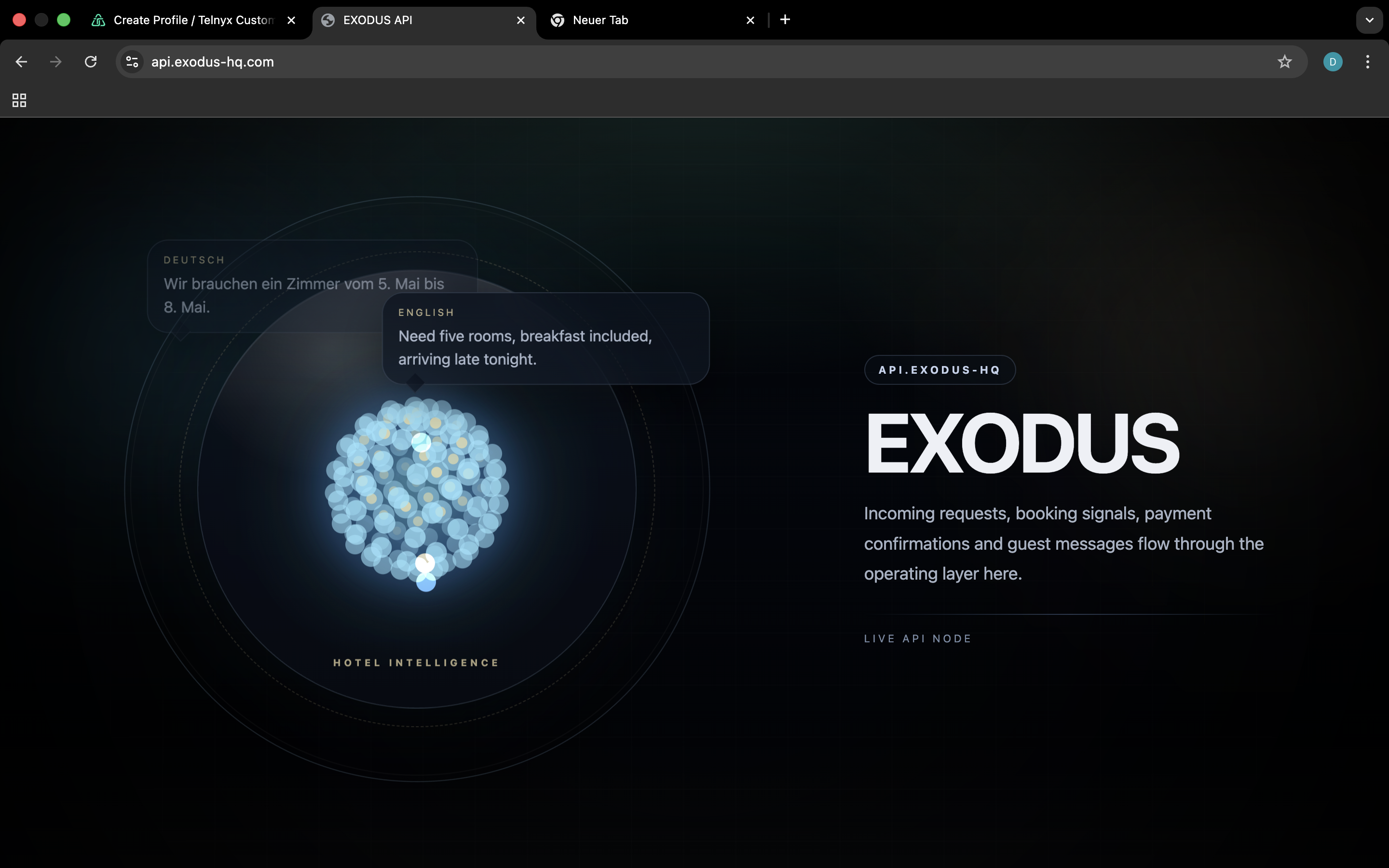 EXODUS Hotel Intelligence gallery image