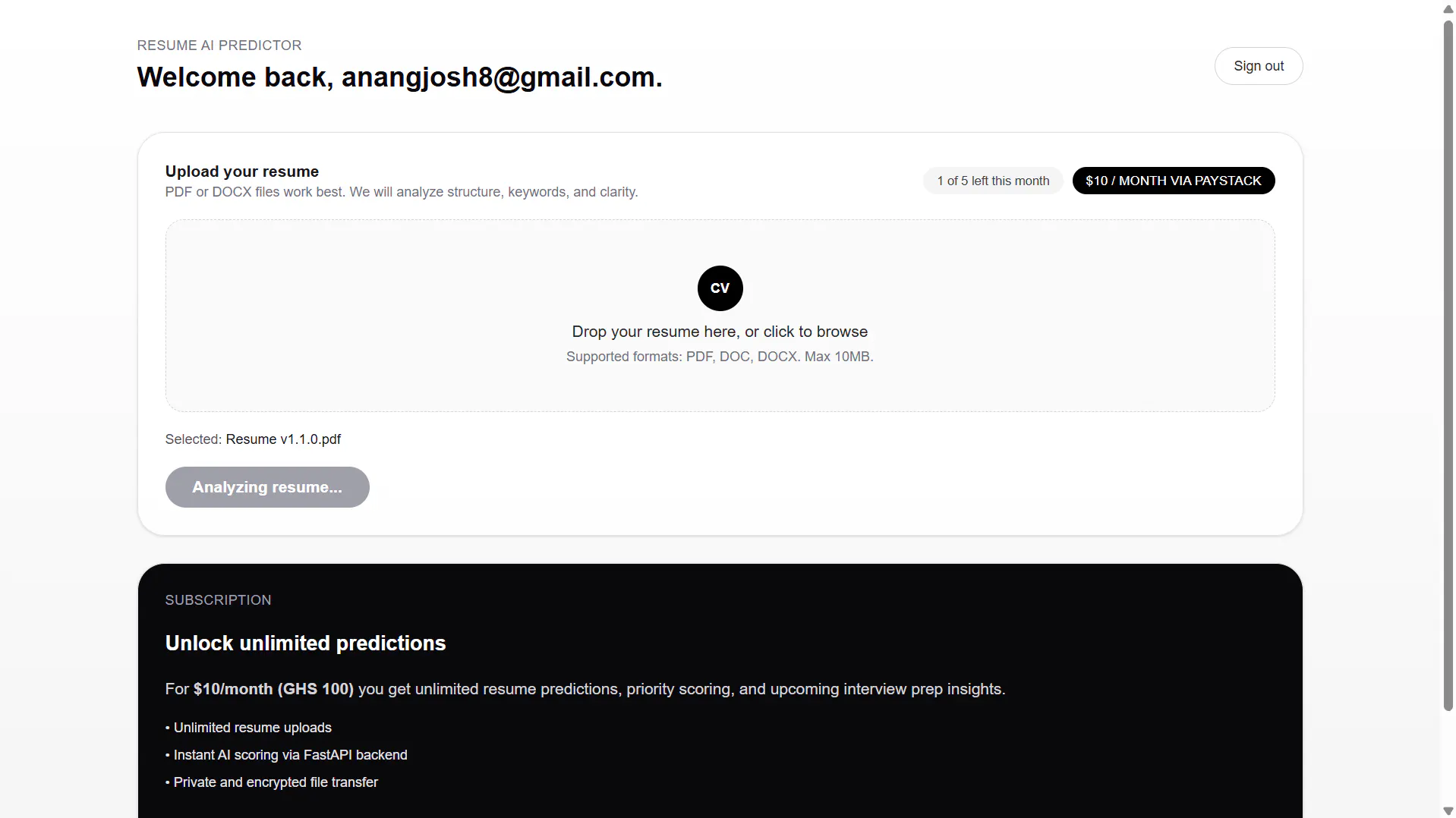 Resume AI gallery image
