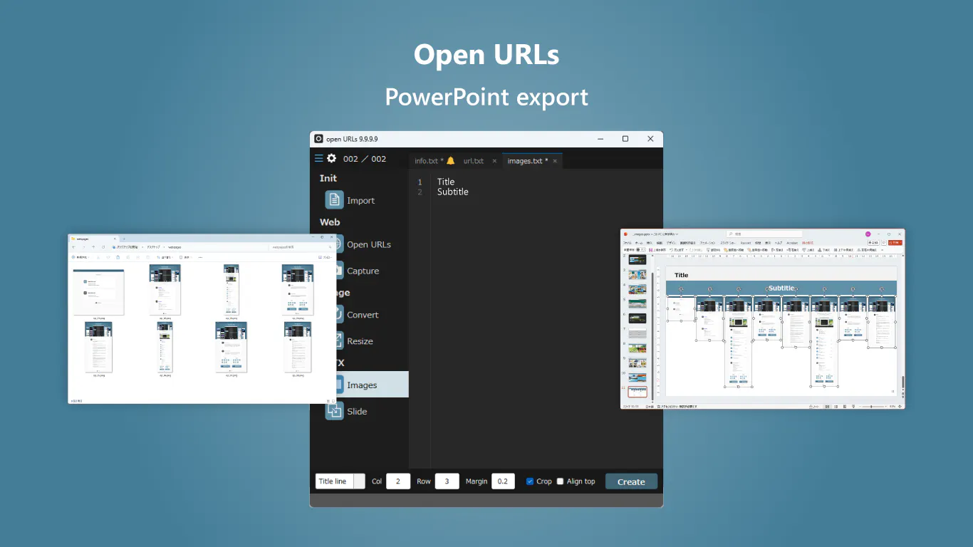 Open URLs gallery image