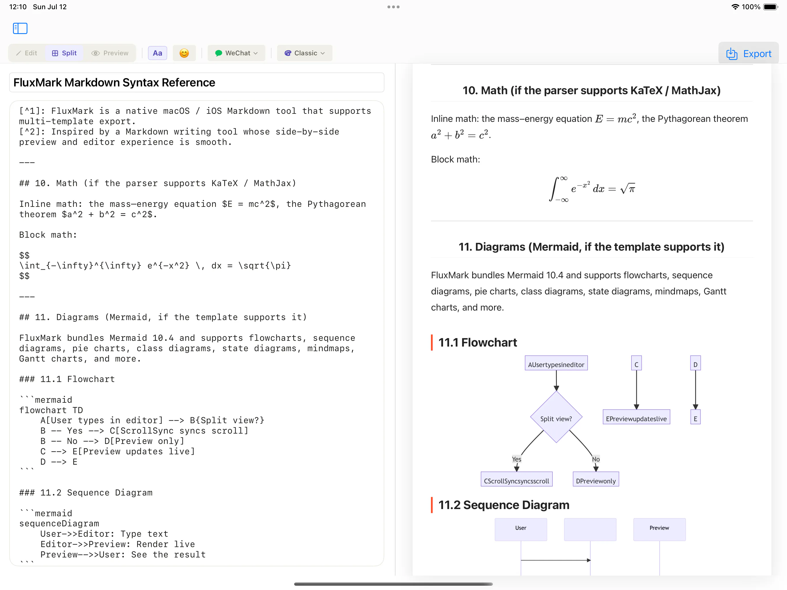 FluxMark screenshot