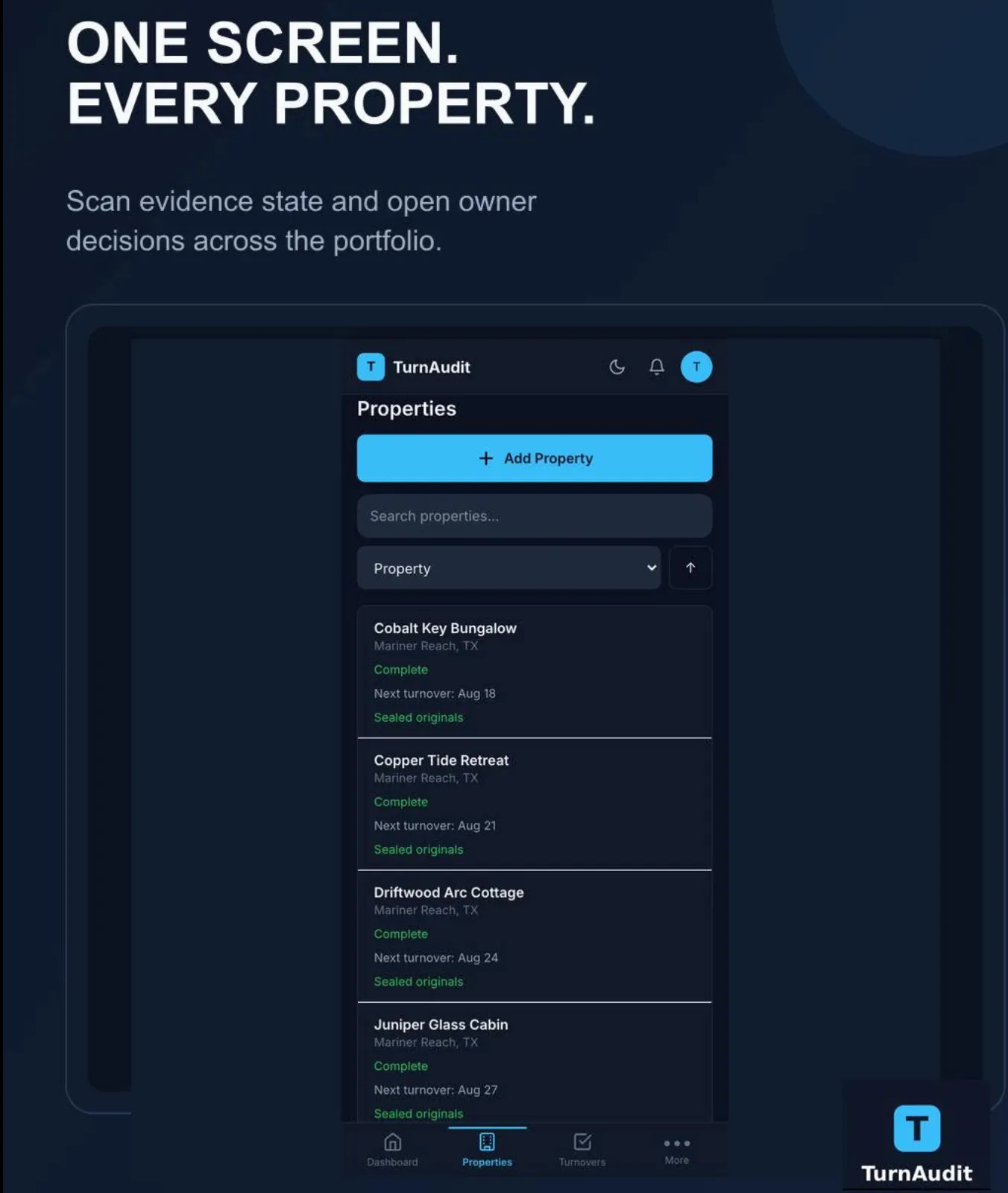 TurnAudit gallery image