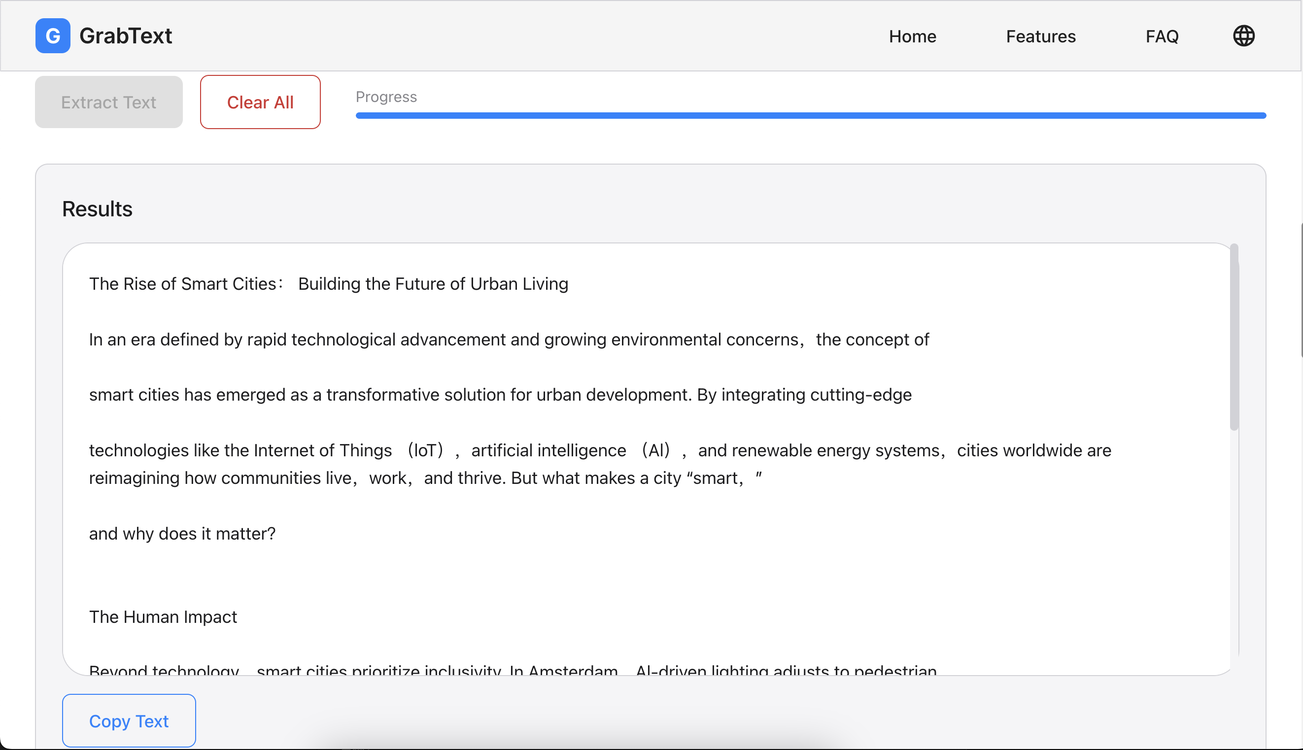 Grabtext gallery image