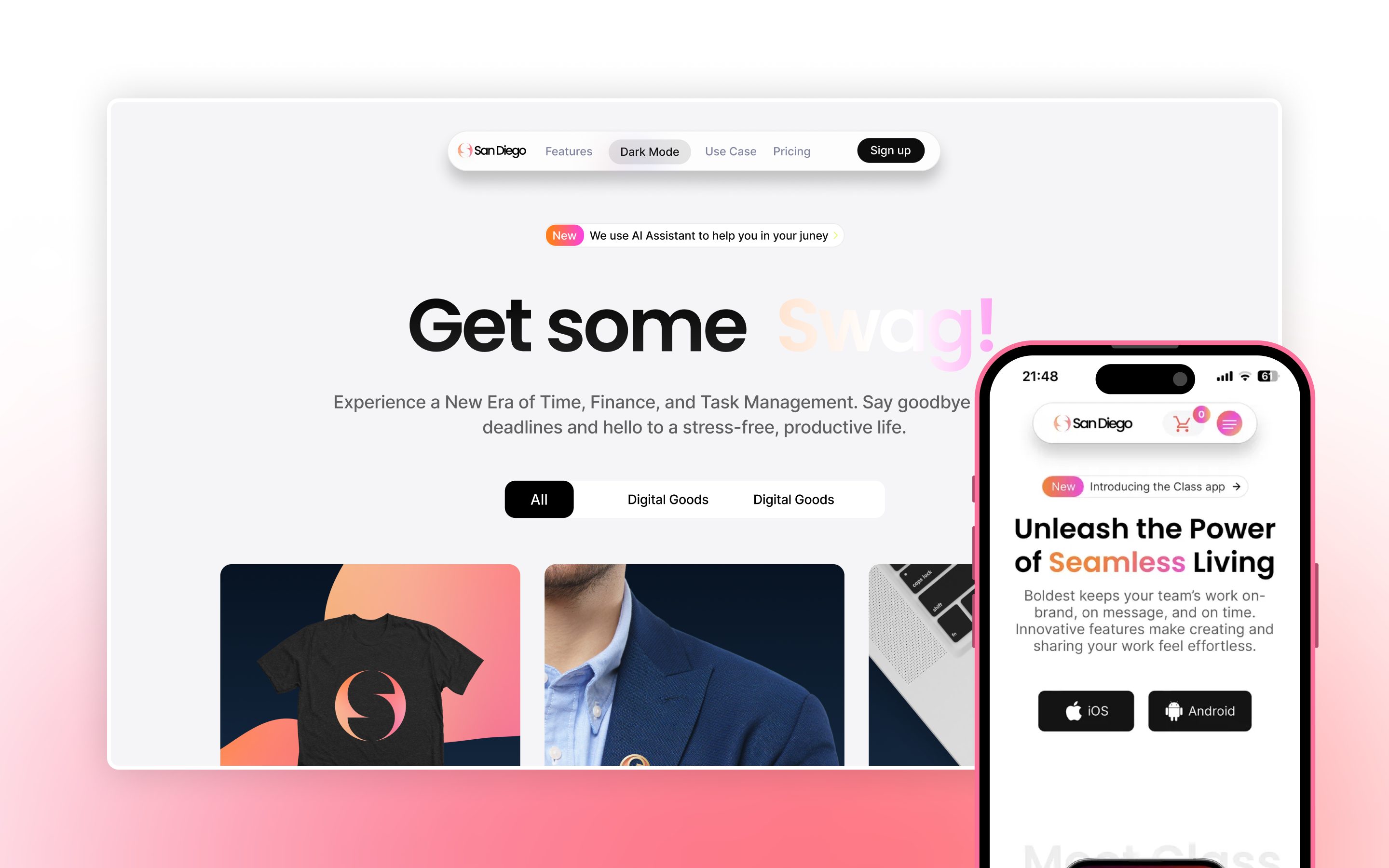 San Diego - SaaS - Premium Webflow SaaS şablonu medya 5