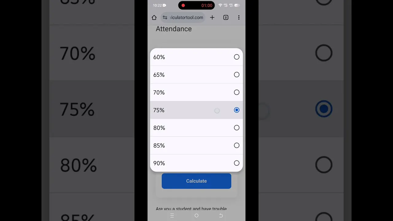 Attendance Calculator gallery image