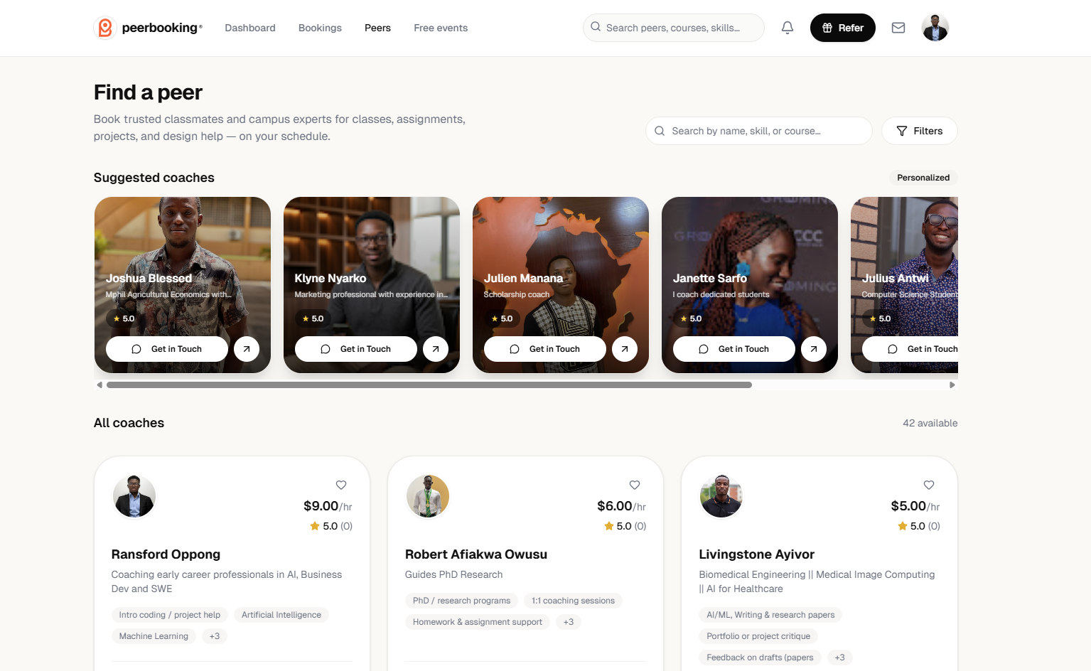 peerbooking gallery image
